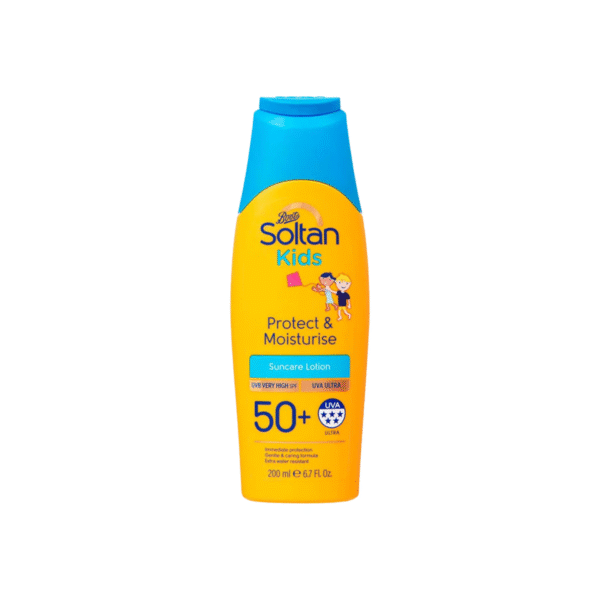 Boots Soltan Kids Protect & Moisture Suncare Lotion SPF50+ 200ml