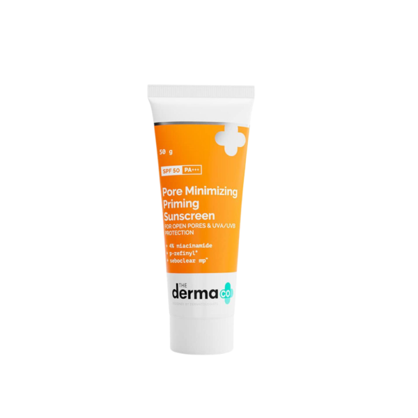 The Derma Co Pore Minimizing Priming Sunscreen SPF 50 PA+++ 50g