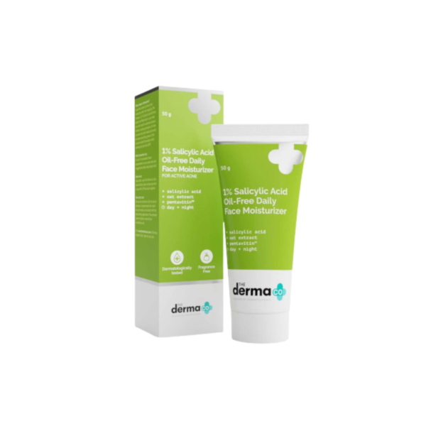 The Derma Co 1% Salicylic Acid Oil-Free Daily Moisturizer 50g