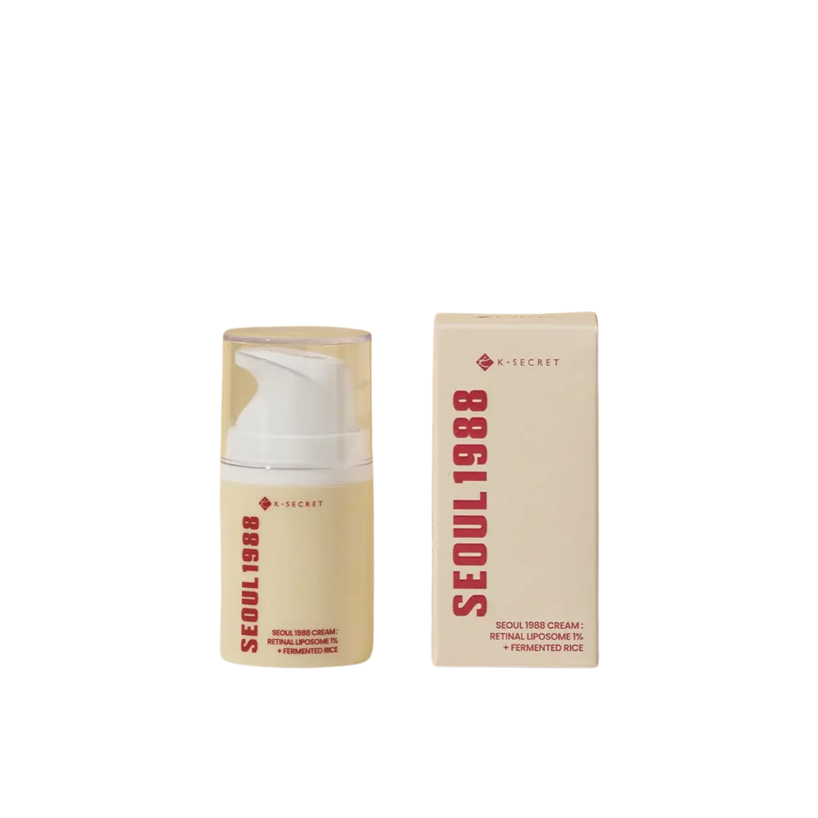 Untitled design (49) K-Secret Retinal Liposome 1% + Fermented Rice Seoul 1988 Cream 50ml - Image 1