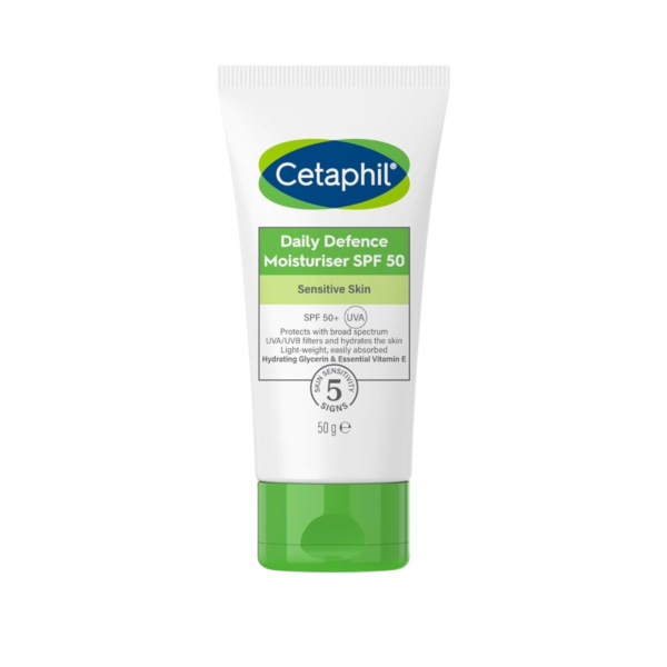 Cetaphil Daily Defence Moisturiser with SPF 50 Plus 50g
