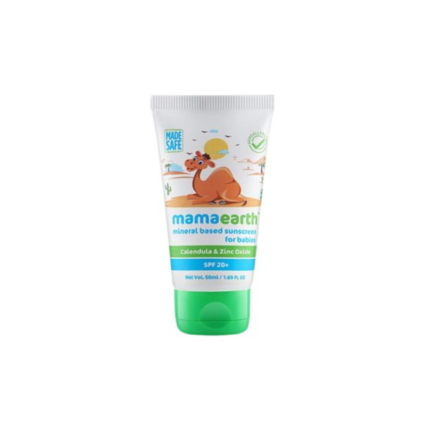 Mamaearth Mineral Based Sunscreen For Babies SPF 20+ 50g