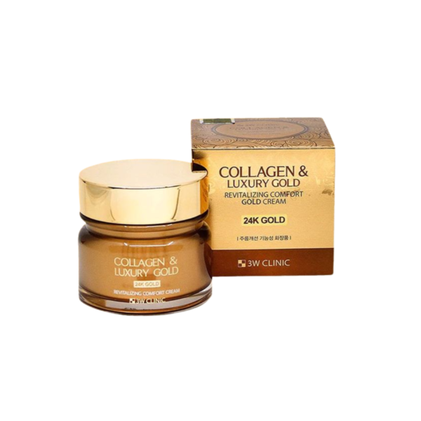 3w Clinic Collagen & Luxury Gold Revitalizing Comfort Cream 24k Gold 100g