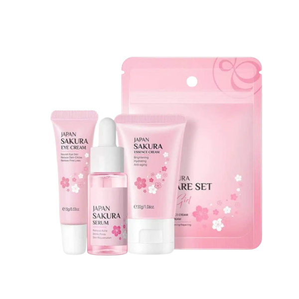 Laikou Japan Sakura Skincare Set 3 Pcs