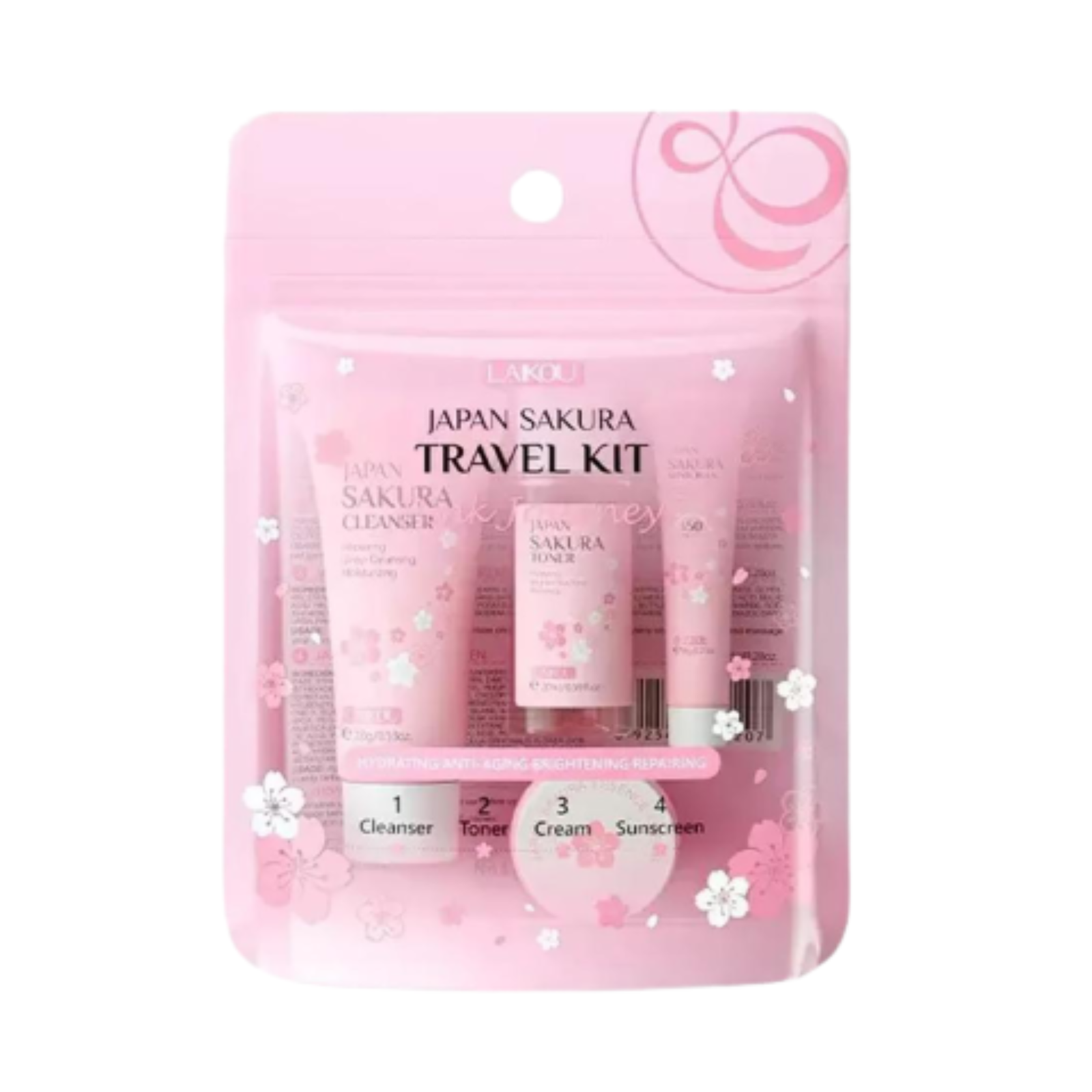 Untitled design - 2026-02-04T205728.641 Laikou Japan Sakura Travel Kit 4 Pcs - Image 1