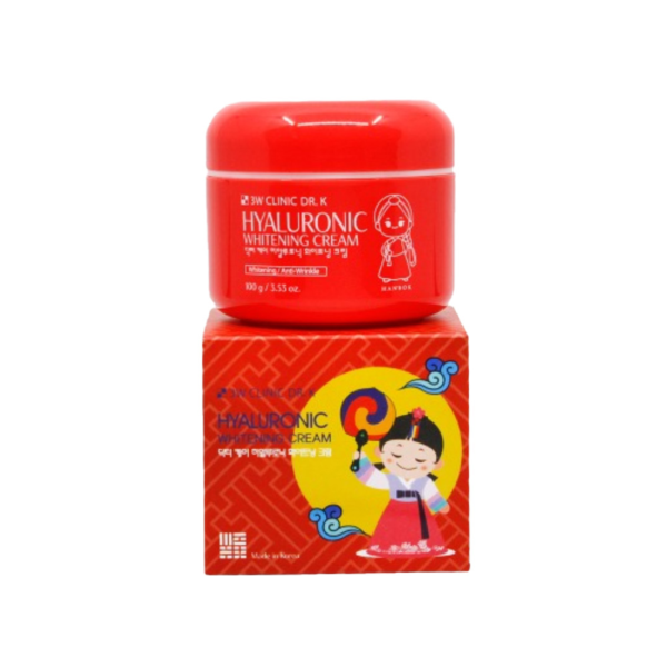 3W Clinic DR.K Hyaluronic Whitening Cream 100g