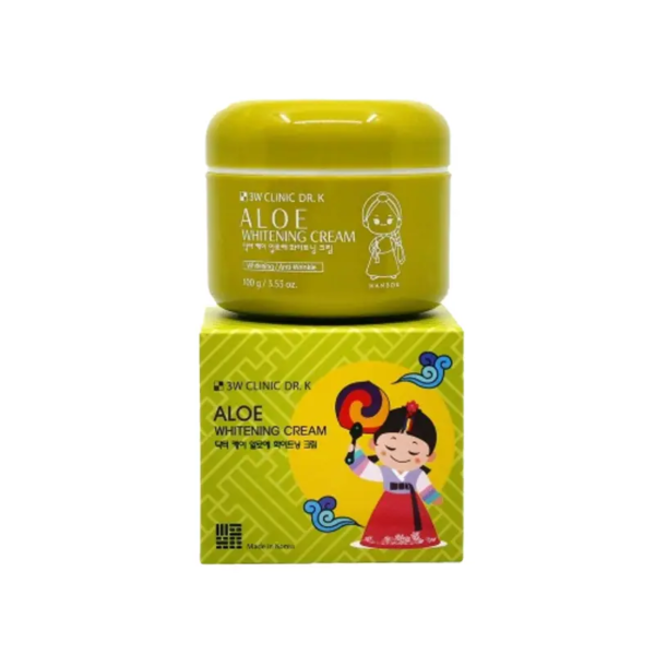 3W Clinic DR.K Aloe Whitening Cream 100g