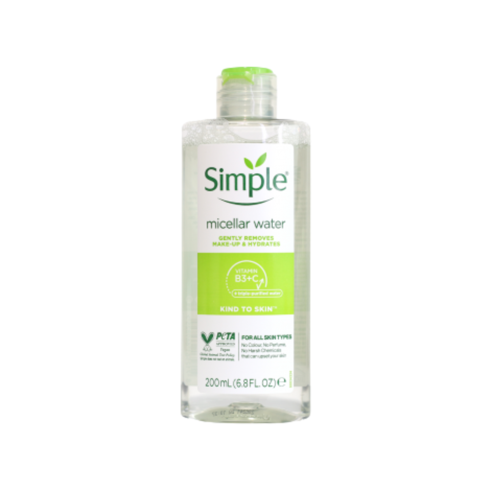 Untitled design (23) Simple Kind To Skin Micellar Cleansing Water 200ml - Image 1