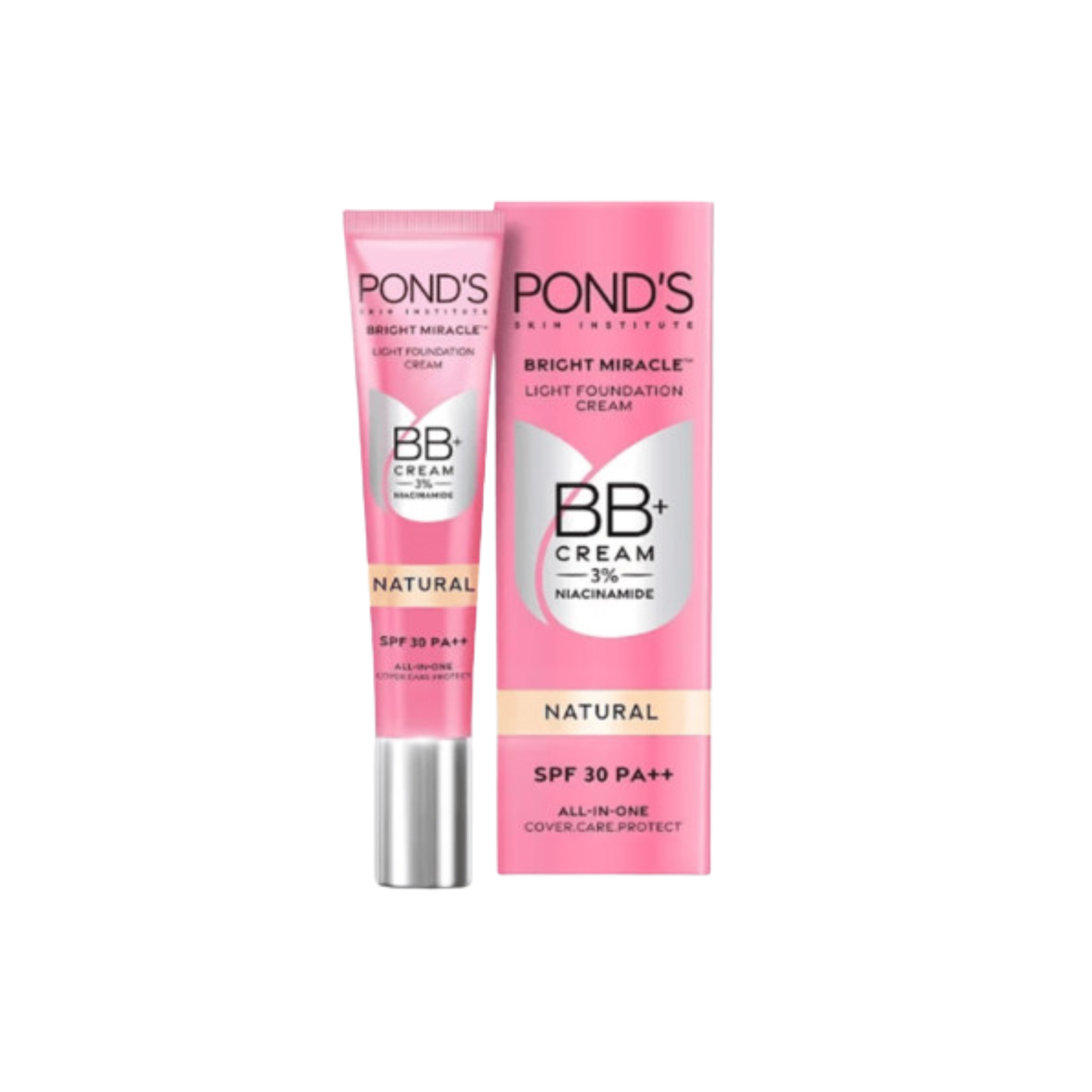 Mart Space (21) Ponds Natural SPF30 PA++ All In One 3% Niacinamide BB+ Cream 18g - Image 1