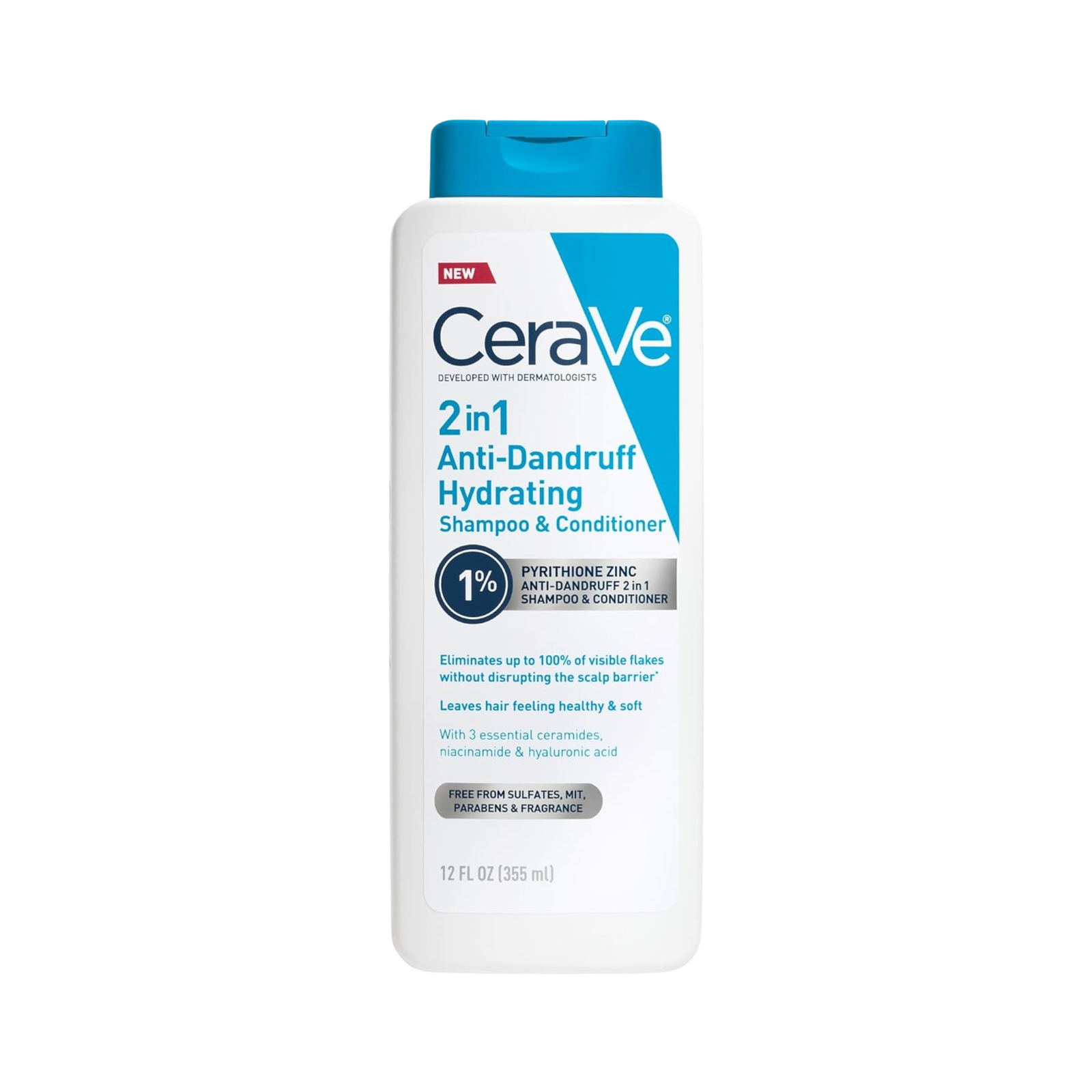 Mart Space - 2026-05-11T134944.905 CeraVe 2in1 Anti-Dandruff Hydrating Shampoo and Conditioner 355ml - Image 1