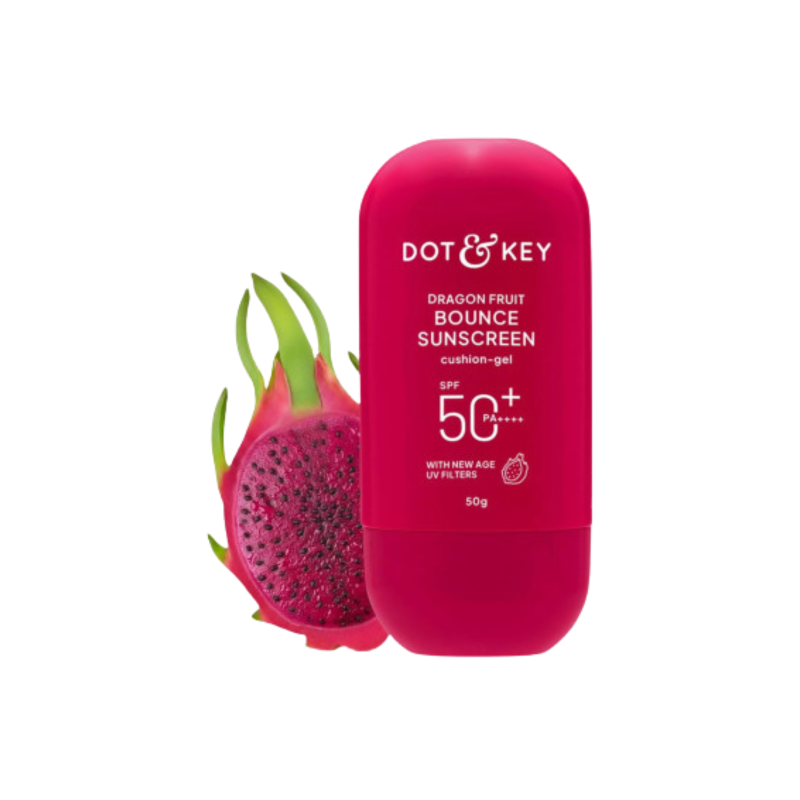 Mart Space - 2026-05-18T161619.776 Dot And Key Dragon Fruit Bounce Sunscreen SPF 50+ PA+++ 50g - Image 1
