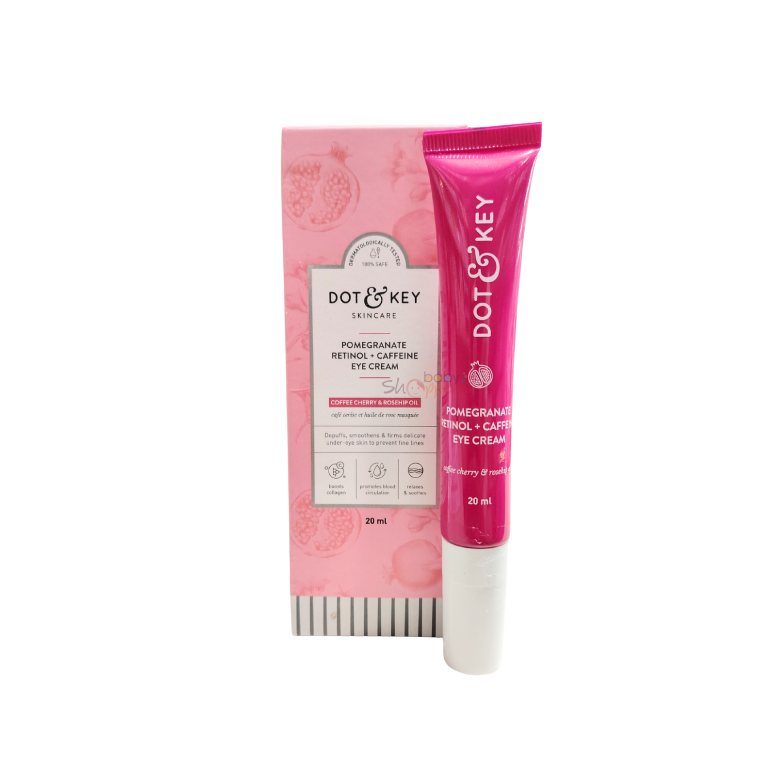 Mart Space - 2026-05-18T171736.910 Dot & Key Pomegrante Retinol + Caffeine Eye Cream 20ml - Image 1