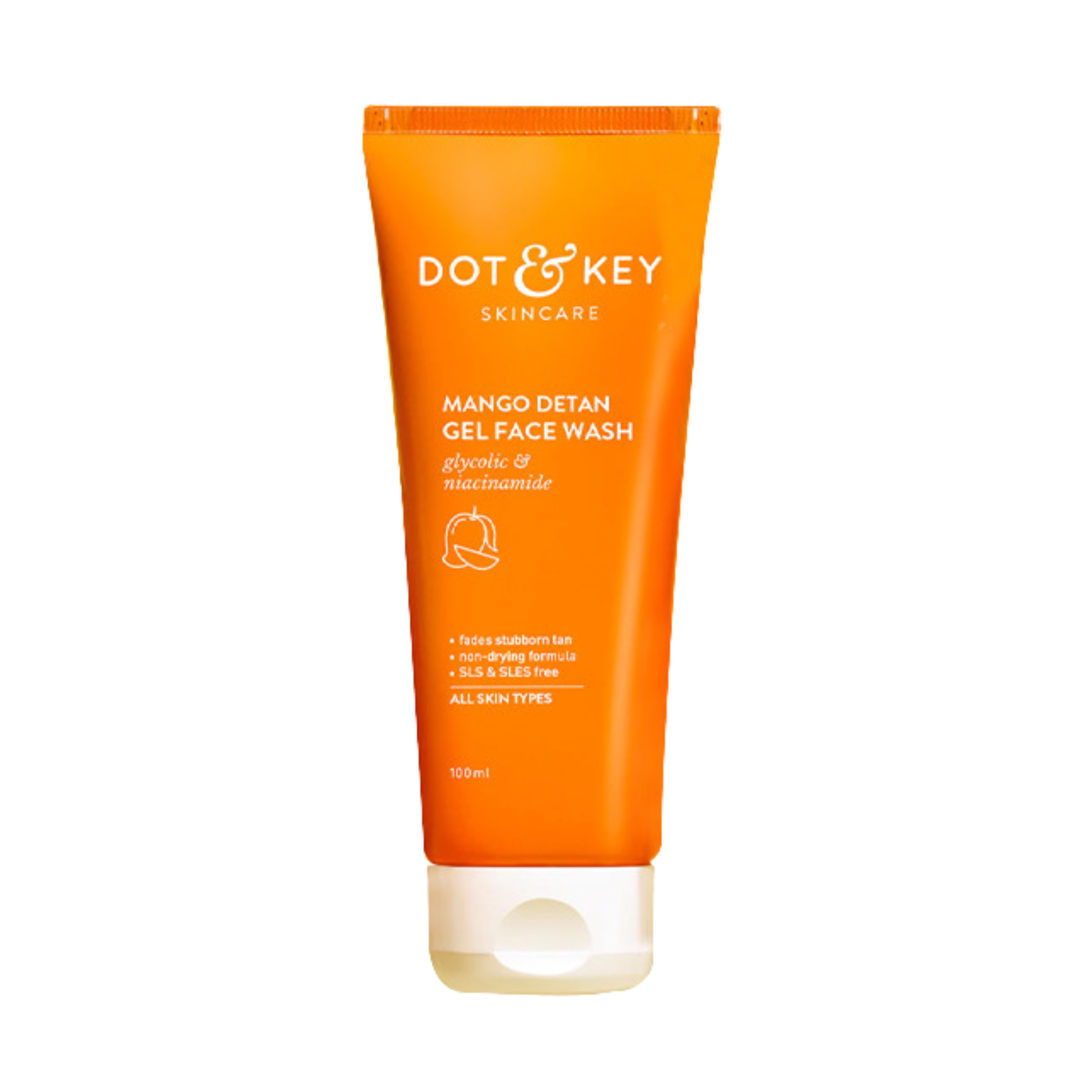 Mart Space - 2026-05-18T173921.584 Dot & Key Mango Detan Gel Face Wash 100ml - Image 1