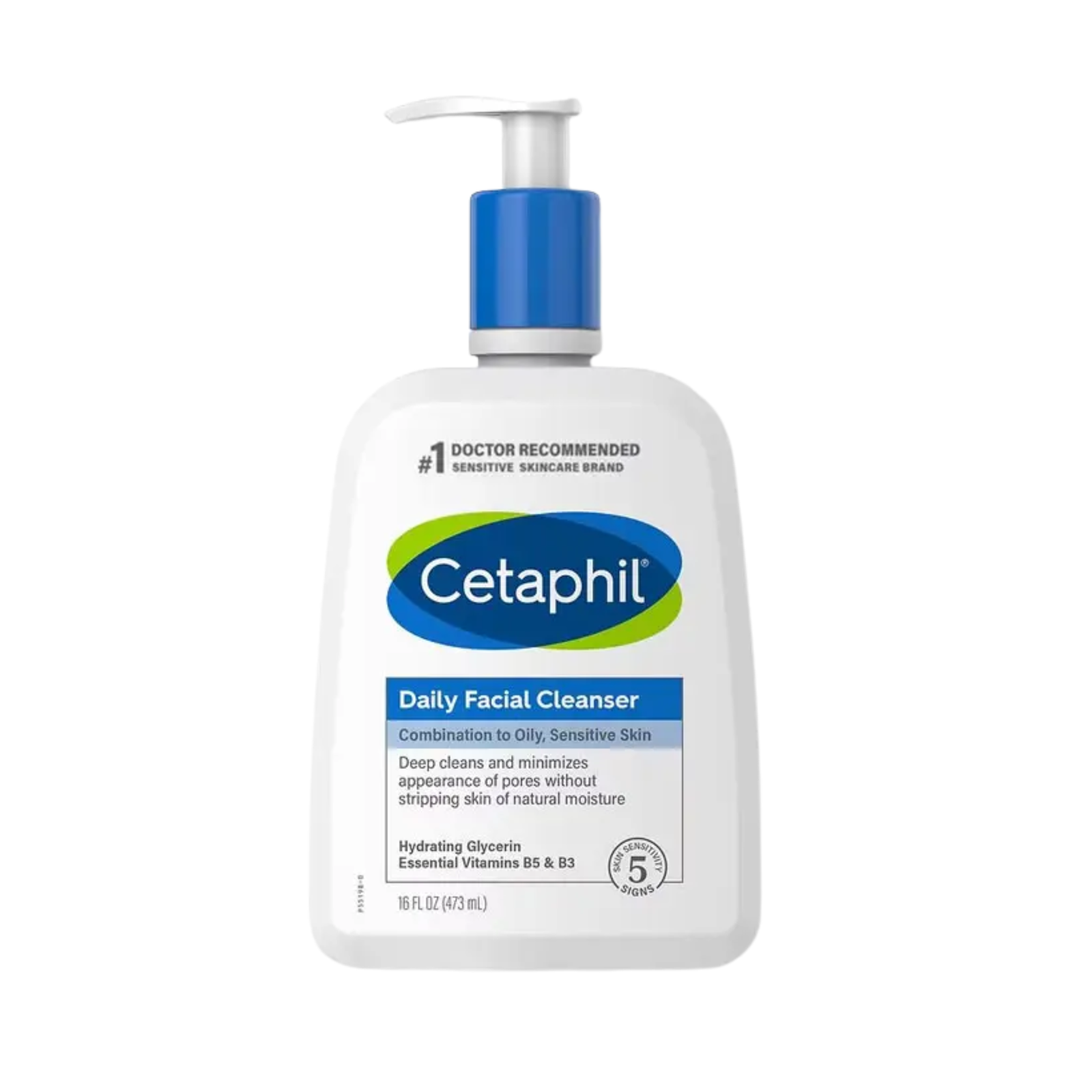 Mart Space - 2026-05-18T234635.956 Cetaphil Daily Facial Cleanser Combination To Oily, Sensitive Skin 473ml - Image 1