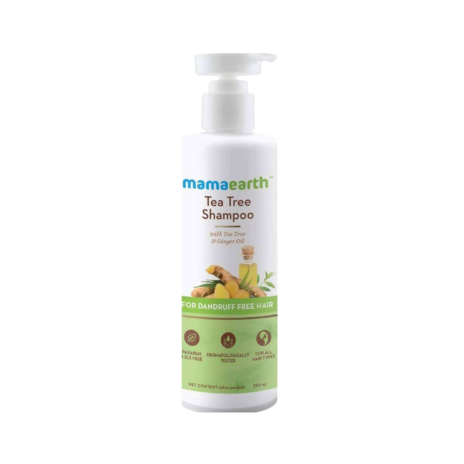 Mart Space (27) Mamaearth Tea Tree Shampoo For Dandruff Free Hair 250ml - Image 1