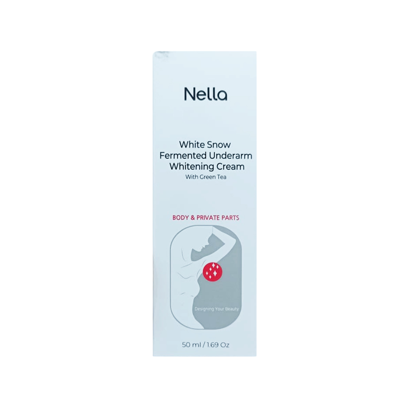 Mart Space (3) Nella White Snow Fermented Underarm Whitening Cream 50ml - Image 1