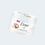 Dove Crushed Macadamia & Rice Milk Scent Exfoliating Body Scrub 225ml - Image 3