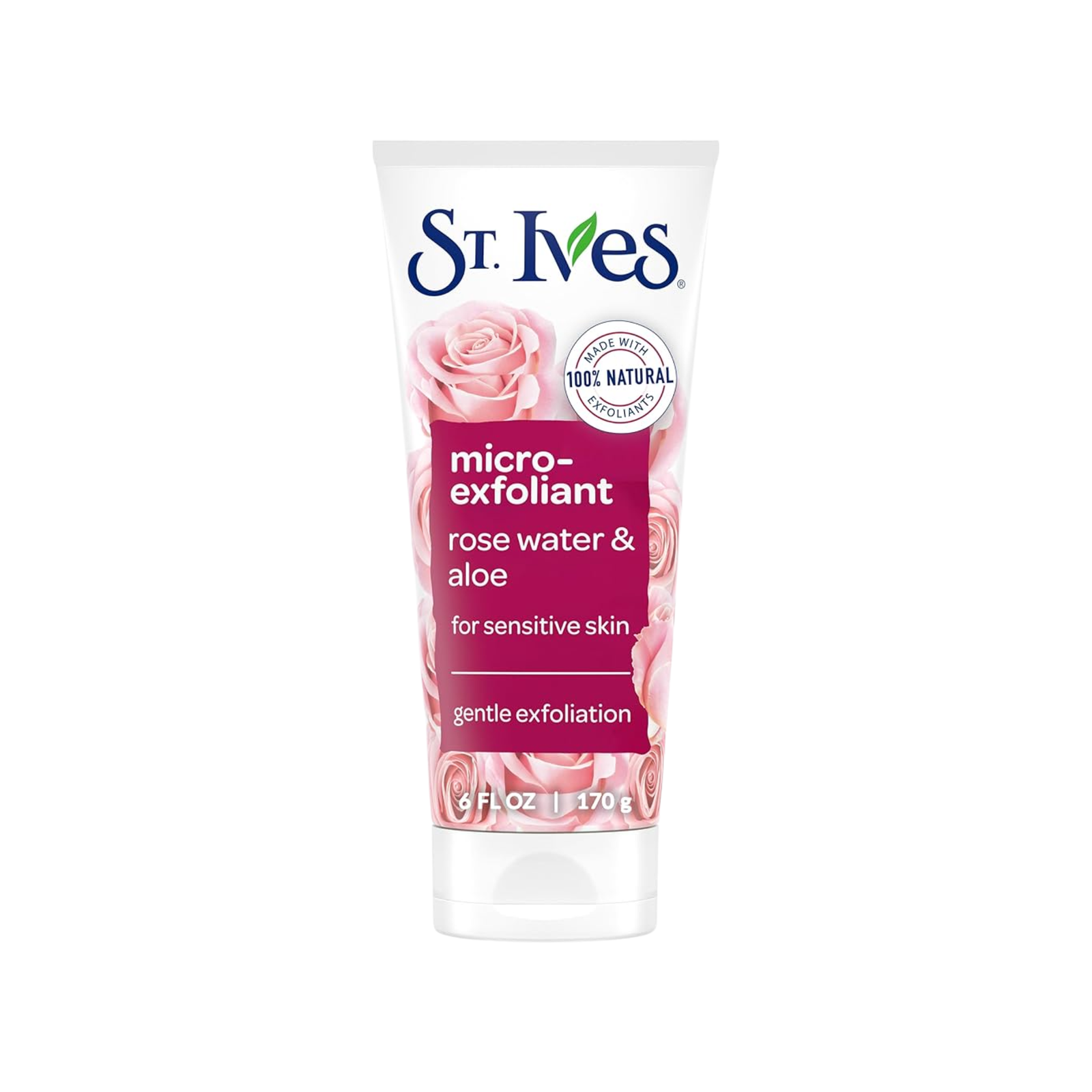 Tips to Keep your Skin Healthy and Moisturized (66) St. Ives Micro Exfoliant Rose Water & Aloe Gentle Exfoliation 170g - Image 1