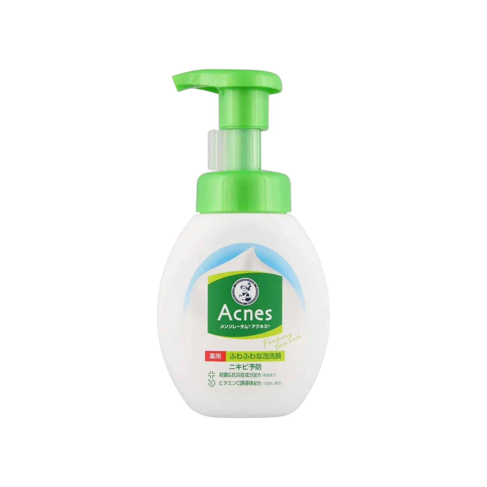 Untitled design (46) Rohto Mentholatum Acnes Foaming Face Wash 160ml - Image 1