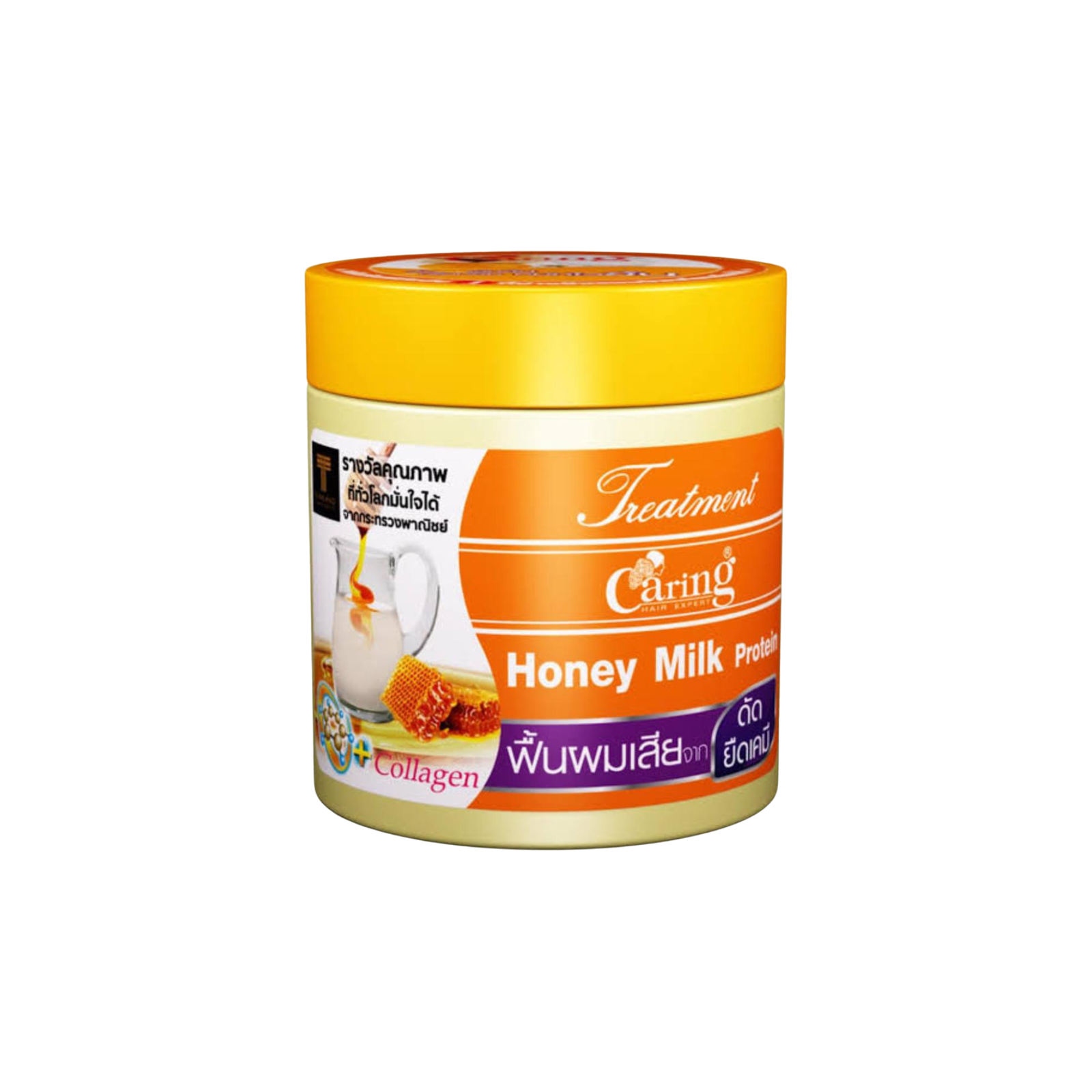 Untitled design (61) Caring Honey Milk Protin Hair Treatment 500ml - Image 1