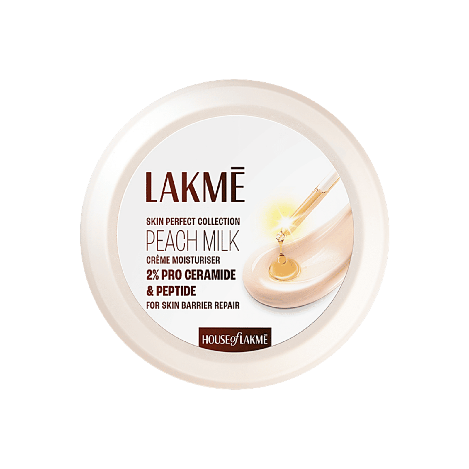 Untitled design (96) Lakme Peach Milk 2% Pro Ceramide & Peptide Creme 100g - Image 1